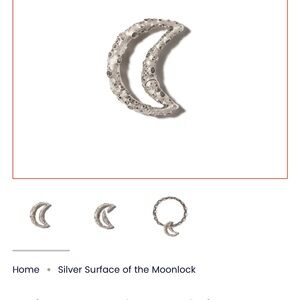 Marla Aaron Silver Surface of the Moonlock
